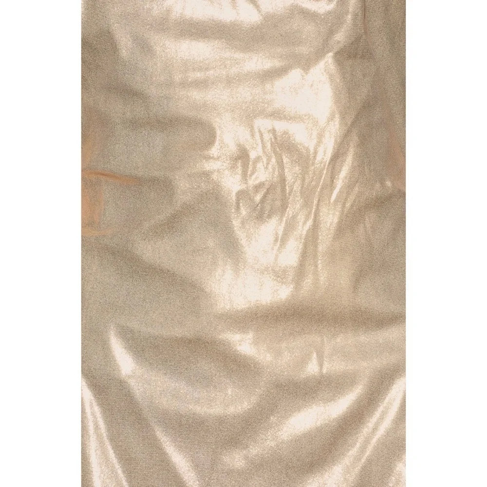 Lulu’s Love & Luxury Gold Metallic Midi Slit Dress - Picture 6 of 10